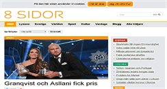 Desktop Screenshot of 8sidor.se